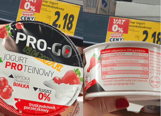 jogurt białkowy kaufland makro