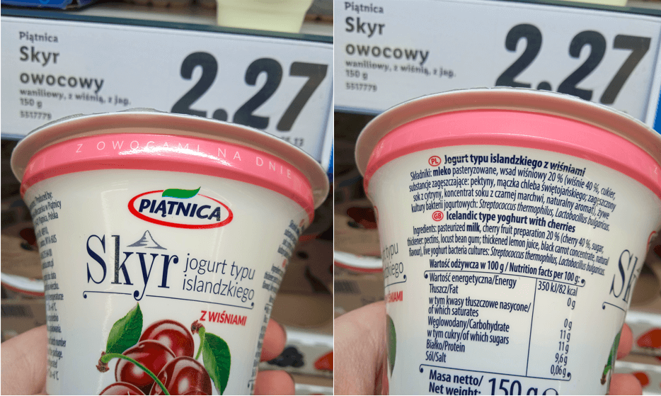 jogurt białkowy biedronka piątnica