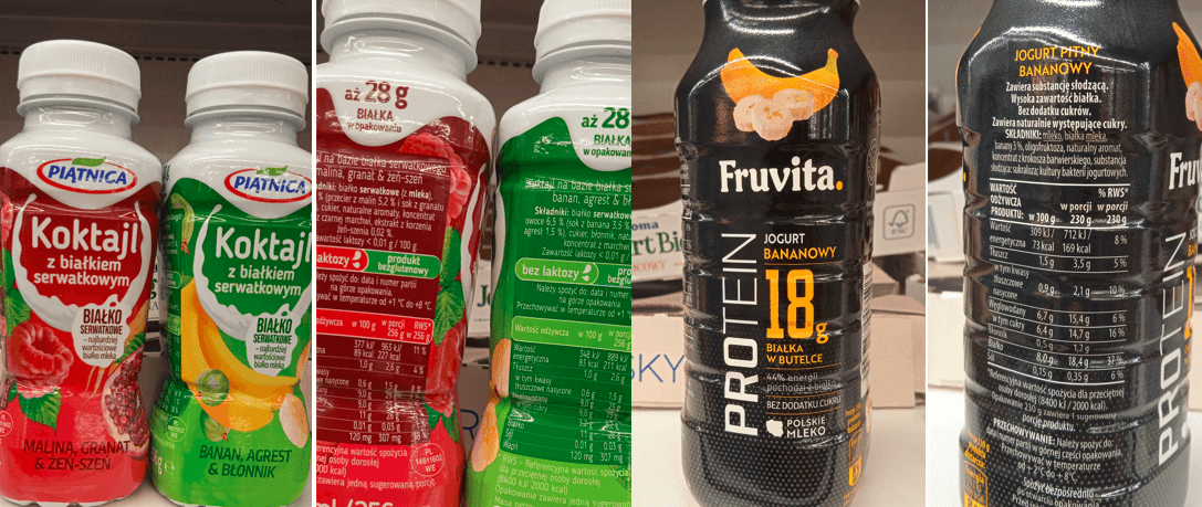 Jogurt proteinowy pitny FruVita