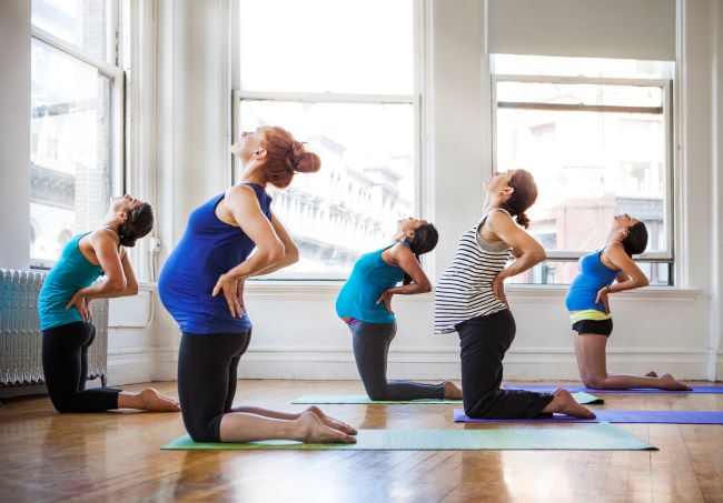 Trening w ciąży - zajęcia jogi