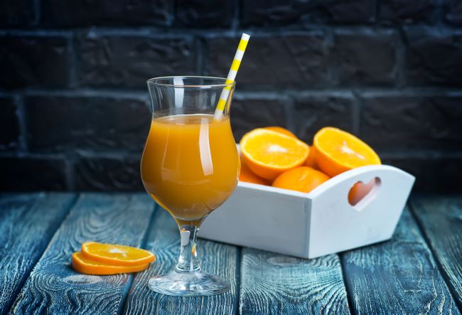 domowy sok pomarańczowy