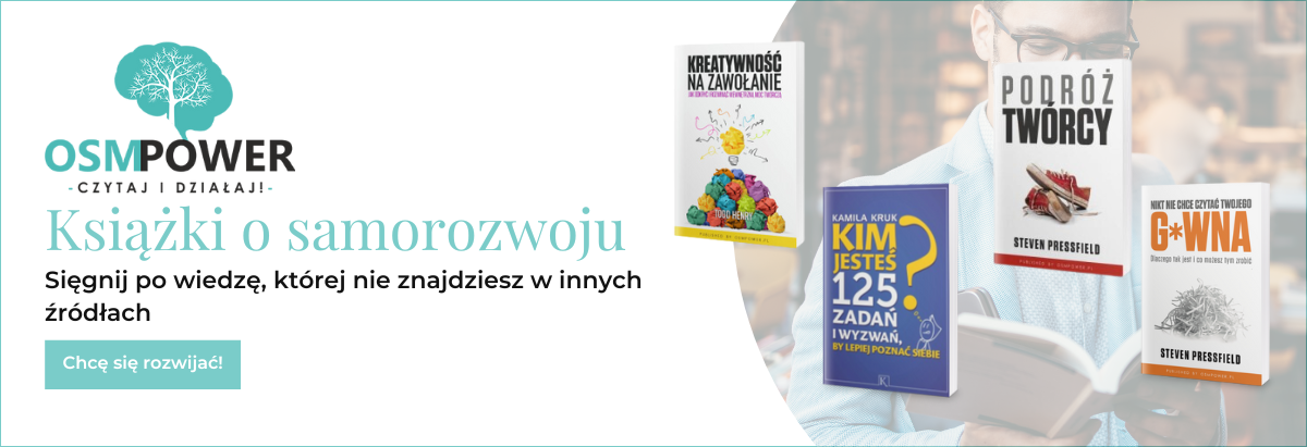 Książki o samorozwoju w księgarni internetowej OSMPOWER