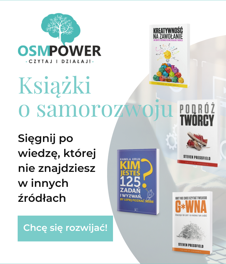 Książki o samorozwoju w księgarni internetowej OSMPOWER